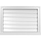 Ekena Millwork Vertical Surface Mount PVC Gable Vent: Functional, w/ 2"W x 2"P Brickmould Sill Frame, 28"W x 20"H GVPVE28X2003SF - alternate 1